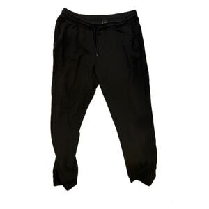 Athletic Works Black w White Stripe Track Pants XL (40-42)